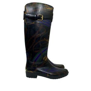 Lauren Ralph Lauren Rossalyn II Rain Boots Utility Nature - Size 6  Utility